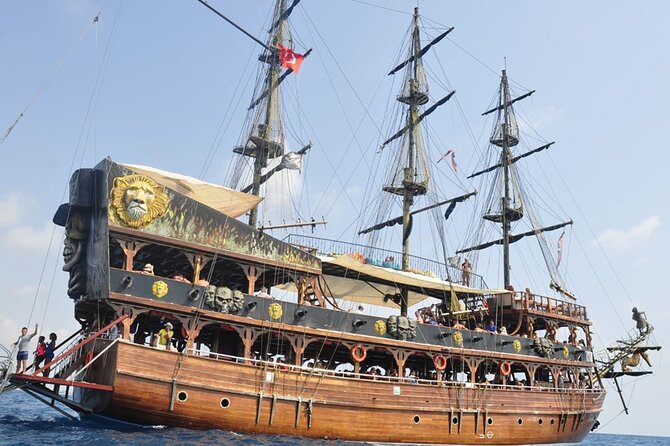 Side Blau Laguna Boat Trip With Free Hotel Transfer & Lunch - Pirate-boat style, toilets, outside showers, and bar access