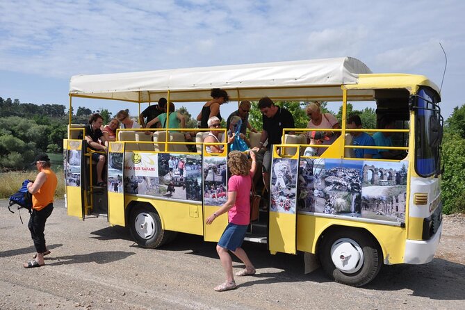 Side Cabrio Bus Tour With Green Lake And Manavgat Waterfall - Stop 1 in Side: a quick intro with your guide