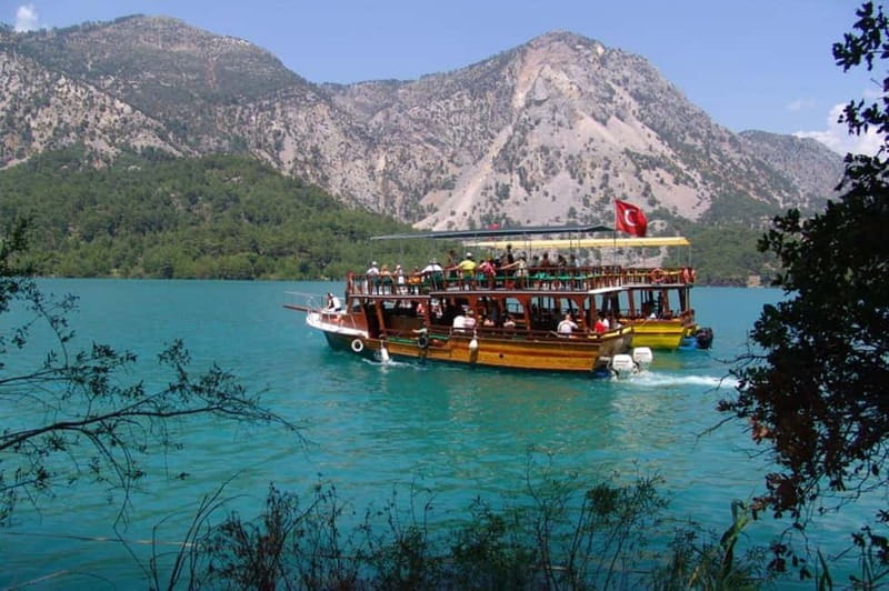 Side: Green Lake Boat Tour, Swimming, and Oymapinar Dam - Green Lake Canyon Boat Ride and Swimming Time