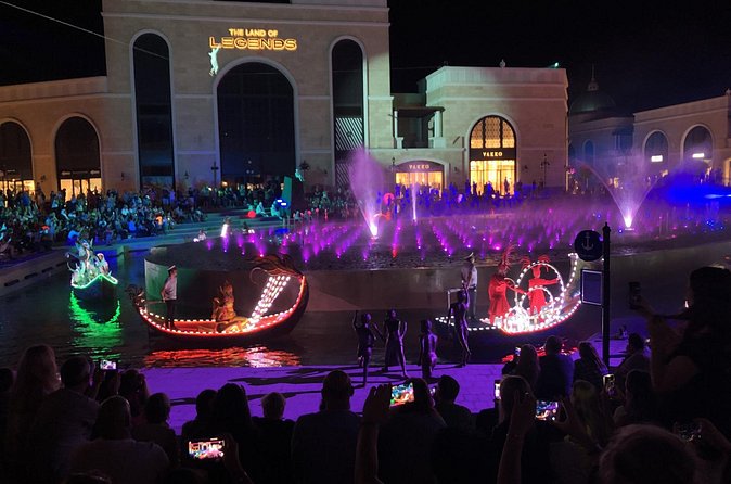 Side Land of Legends Night Show with Included Transfers - Price vs. Value: The Real Math for $20.40