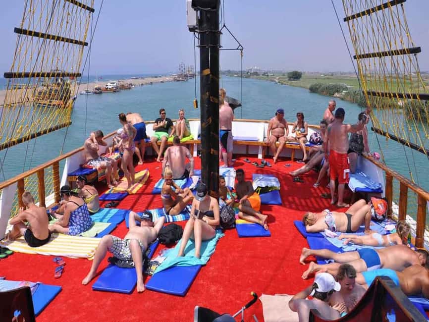 Side: Manavgat Boat, Bazaar, & Waterfall Day Trip with Lunch - The Boat Cruise Down the River to the Sea