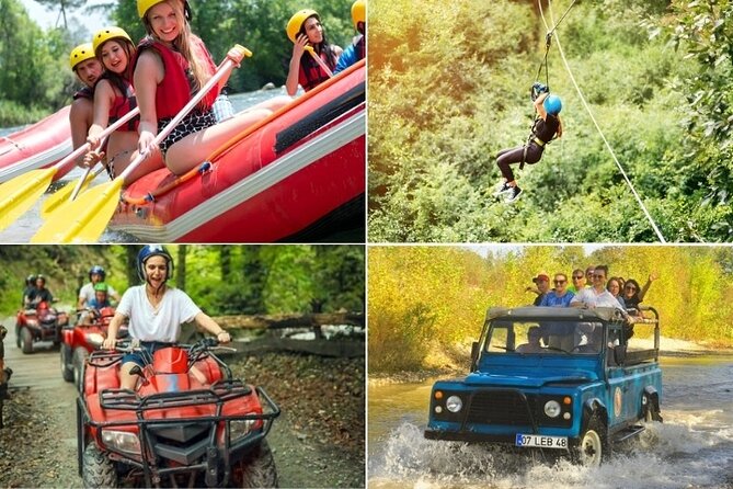 Side / Manavgat : Combo Rafting , Buggy & Jeep & Zipline(4 in 1) - Off-Road Safari by Buggy or Jeep: Mountain Trails and Controlled Chaos