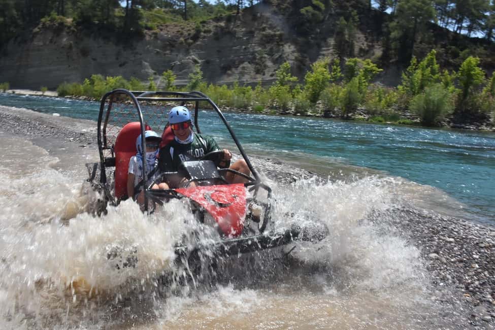 Side: Outdoor Adventure: Rafting, Jeep & Quad w/Lunch - Lunch by the river: a real break with Turkish buffet basics