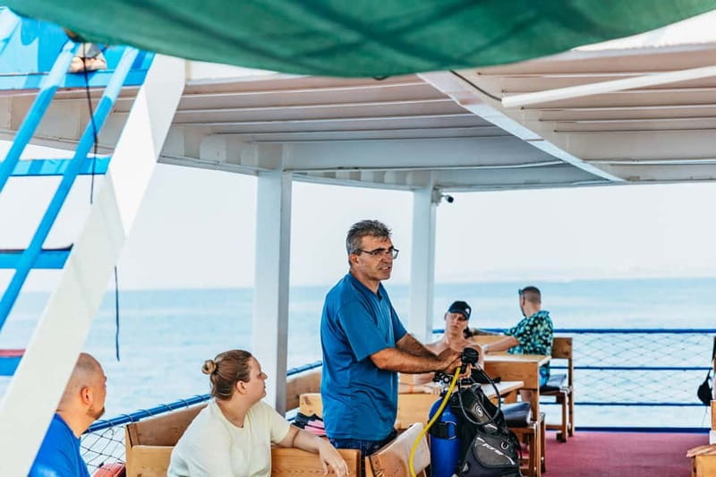 Side: Scuba Diving, Underwater Museum, 2 Dives incl. Lunch - First underwater session: coaching for beginners and a test-and-adjust feel