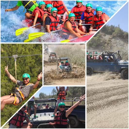 Side&Alanya:Rafting,Jeep,Quad/Buggy Safari/Zipline wLunch - Key things that make this day work