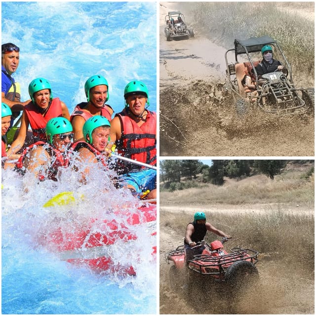 Side&Alanya:Rafting,Jeep,Quad/Buggy Safari/Zipline wLunch - Köprülü Canyon rafting: the main event