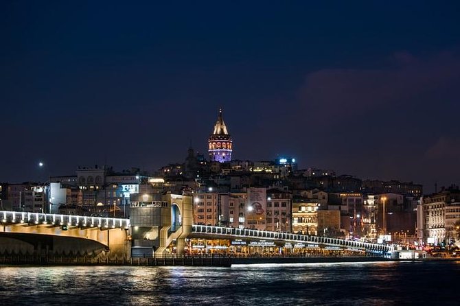 Stage Front Bosphorus Dinner Cruise with Pickup & Drinks included - The route stops: Bosphorus II Bridge and Beylerbeyi Palace, plus a photo pull-off