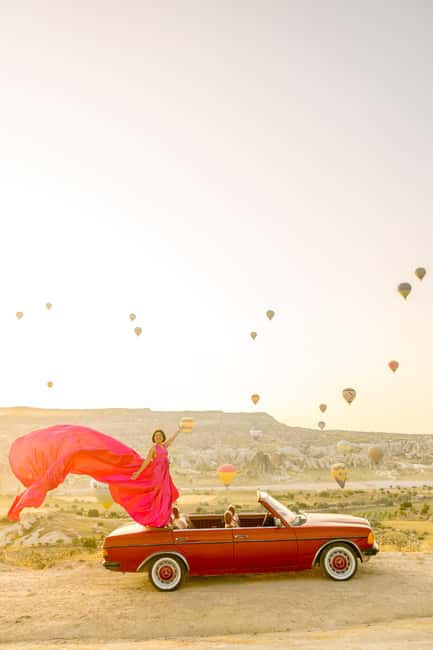 Sunrise Balloon Viewing with Classic Car –Magical Cappadocia - Professional Photos: You’ll Leave With More Than Memories