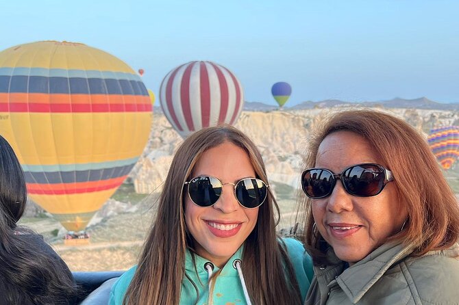Sunrise Hot-air Balloon in Magical Cappadocia with Breakfast and Champagne - In the Basket: 360-Degree Views Over Cappadocia