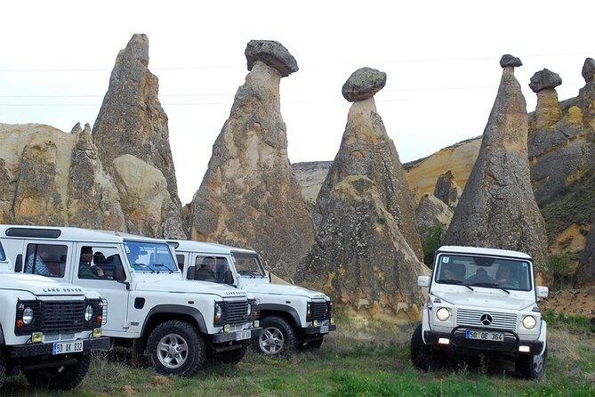 Sunset Jeep Safari in Cappadocia - Pigeon Valley Viewpoints and the Evileye Tree Pause