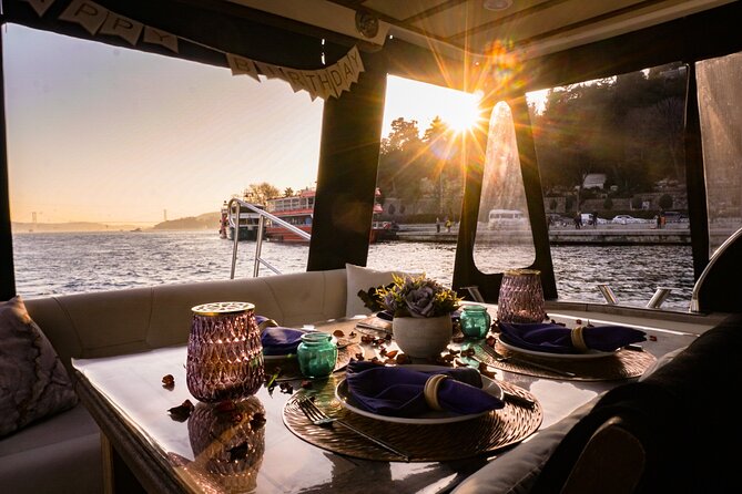 Sunset / Noon Bosphorus Cruise by Private Yacht - Boat Comfort and Staff Service You Can Actually Feel