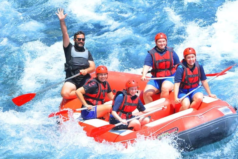 Super Combo 5in1 Jeep, Rafting, Buggy, Zipline and Canyon - First stop at the old bridge: photos, then safety gear