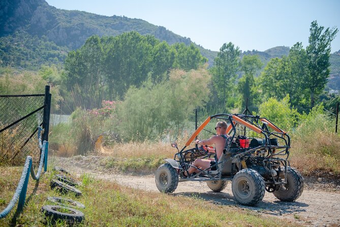 Super Combo Rafting, Jeep Safari, Quad/Buggy & Zipline f/Kemer - Zipline across the river: a quick hit of flight