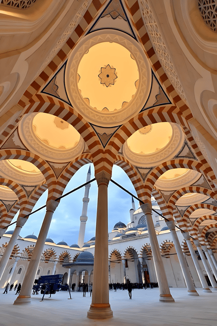 Tour to Camlica Hill, Camlica Mosque & Camlica Tower - Camlica Mosque: Dress Code, Scale, and Ottoman-Style Details