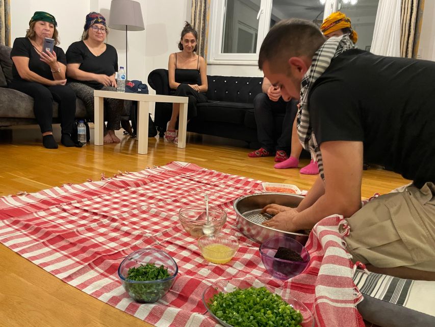 Traditional Home Dinner Night with Çiğköfte - Learn and Eat - A Southeast Dinner Night in Istanbul’s Apartment World