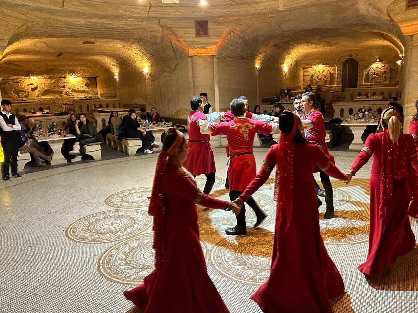 Traditional Turkish Night Show with Dinner&Non limit Drinks - The underground restaurant setting: cool air, lots of atmosphere