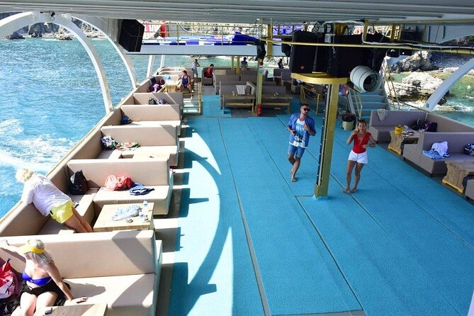 Turkey Mediterranean coast Boat Tour from Antalya with lunch - Swimming time that actually lets you swim