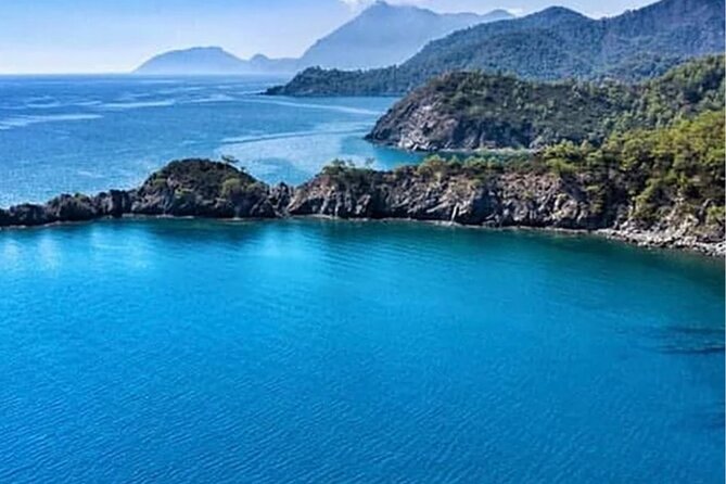 ''Turkish Maldives'' Boat trip Adrasan-Suluada island from Antalya - The Adrasan stop: coastline cruising with Lycian Way vibes