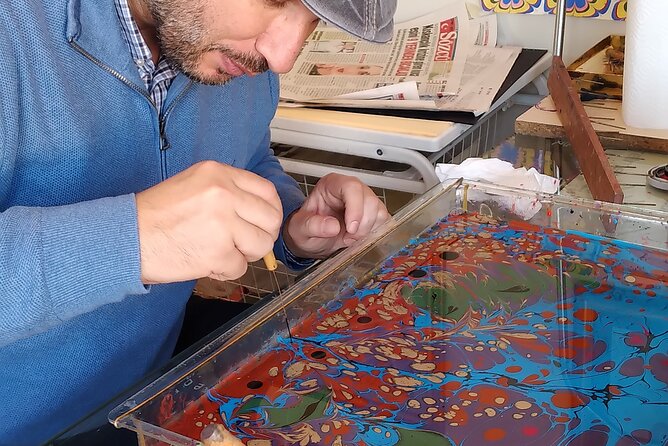Turkish Marbling Paper Art Workshop - The 2-hour flow: materials, techniques, and practice time