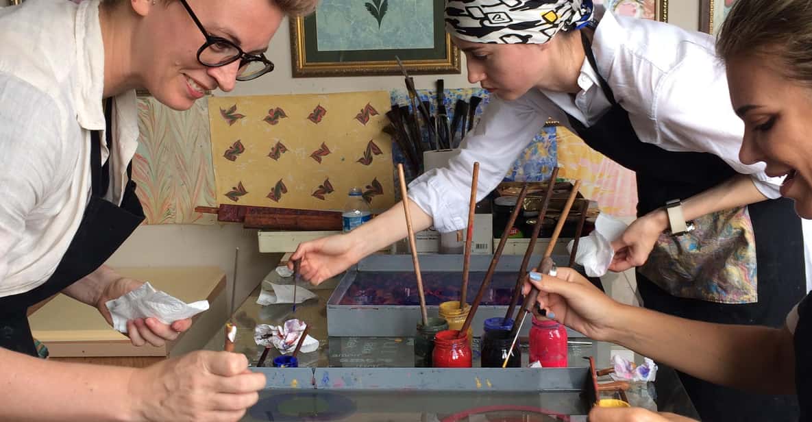 Turkish Marbling Paper Ebru Art Workshop - What You Actually Get: Materials, Tea and Coffee, and Real Instruction