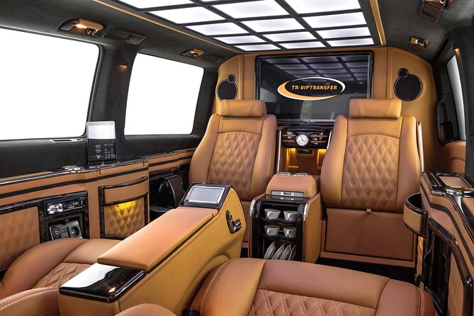 VIP Transfer: Luxury Airport Service between Alanya and Antalya - Inside the vehicle: AC comfort, soft drinks, and full insurance